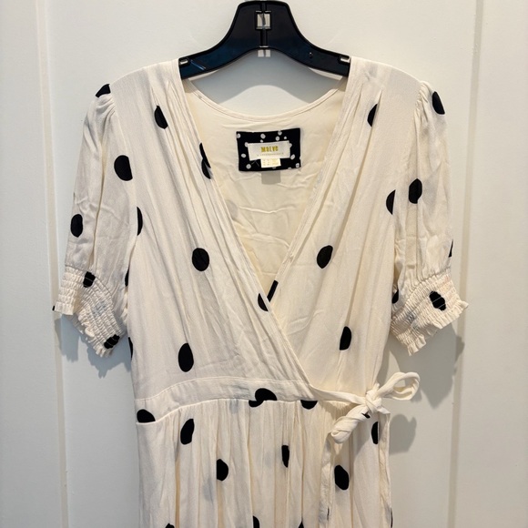Anthropologie Maeve Breana Polka Dot Midi Dress Size 6 - Picture 6 of 14